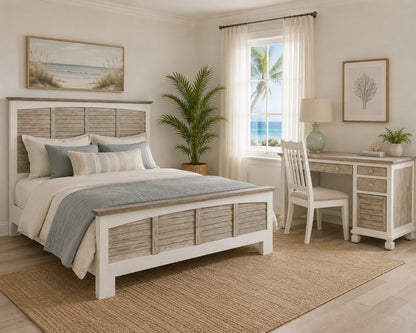 Sea Winds - Islamorada Desk & Chair Set - B23374-DAPGREY view 5