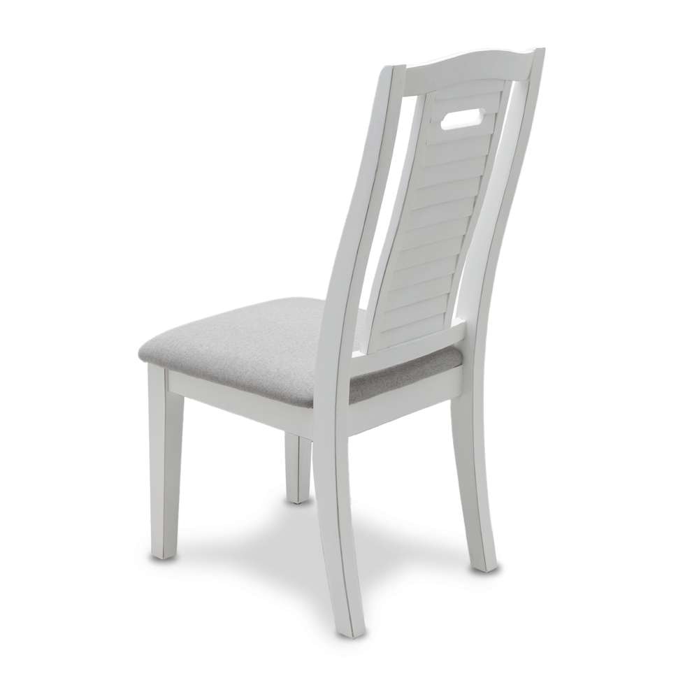 Sea Winds - Islamorada Dining Chair Shutter (Set of 2) - D23382-BLANC veiw 3