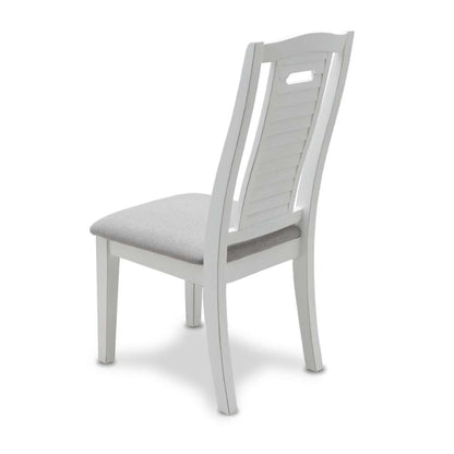 Sea Winds - Islamorada Dining Chair Shutter (Set of 2) - D23382-BLANC veiw 3