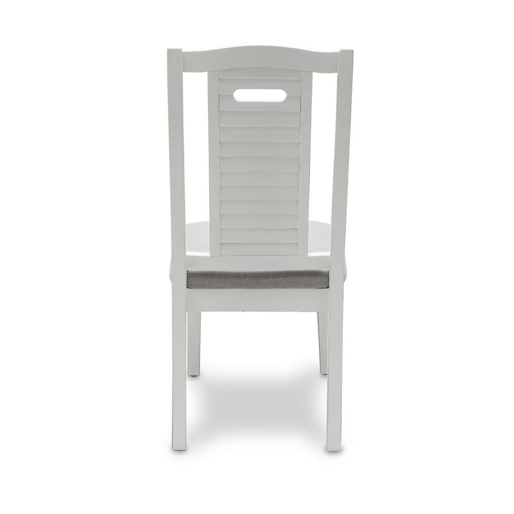 Sea Winds - Islamorada Dining Chair Shutter (Set of 2) - D23382-BLANC veiw 5