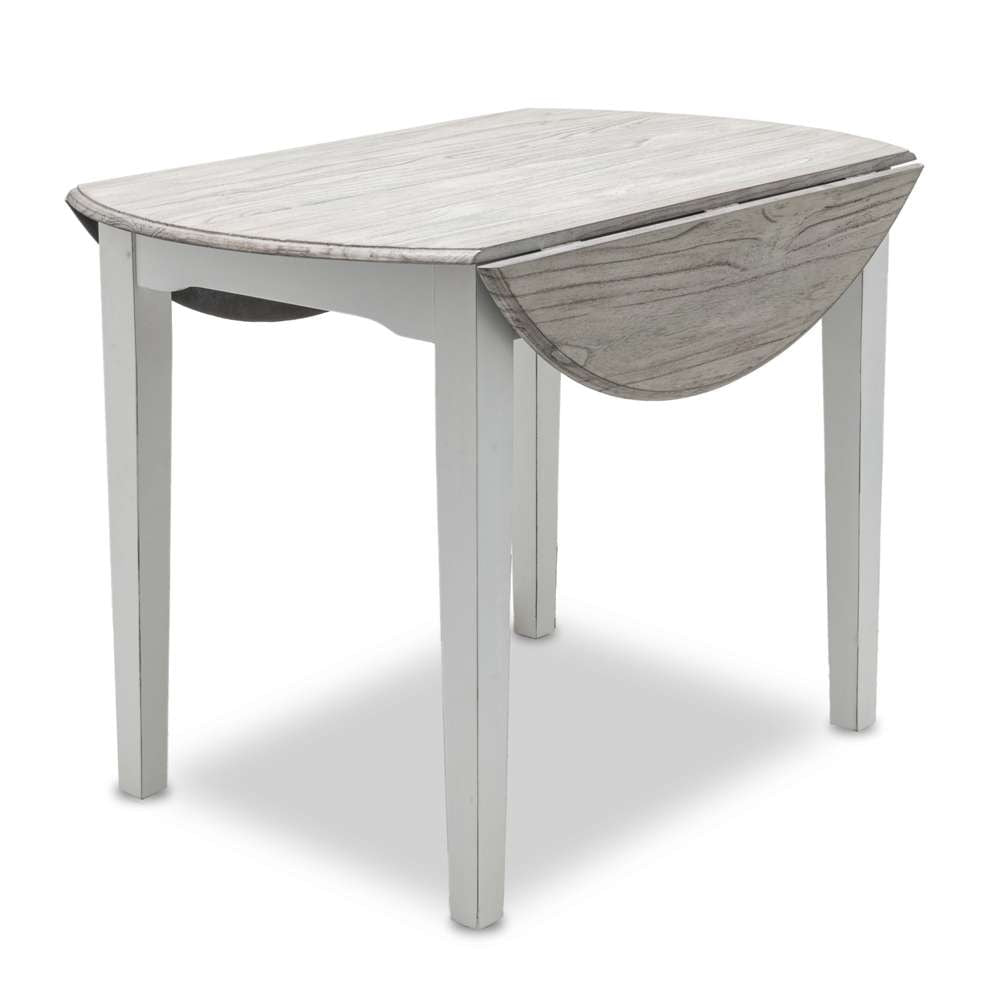 Sea Winds - Islamorada Round Table - Drop Leaf - D23386-DAPGREY veiw 3