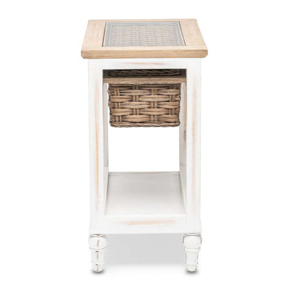 Sea Winds - Island Breeze Chairside Table - B59109-WD/WH veiw 7