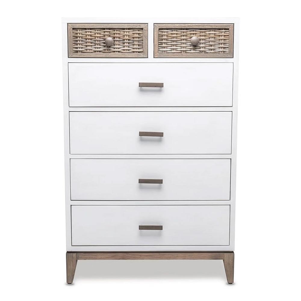 Sea Winds - Kauai 6-Drawer Split Vertical Chest - B53736-WHCRK_CLOSEOUT veiw 2