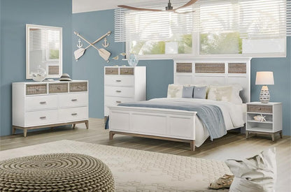 Sea Winds - Kauai 6-Drawer Split Vertical Chest - B53736-WHCRK_CLOSEOUT veiw 4
