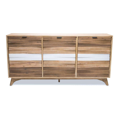 Sea Winds - Laguna 3-Door Credenza - B31015-TRI veiw 3