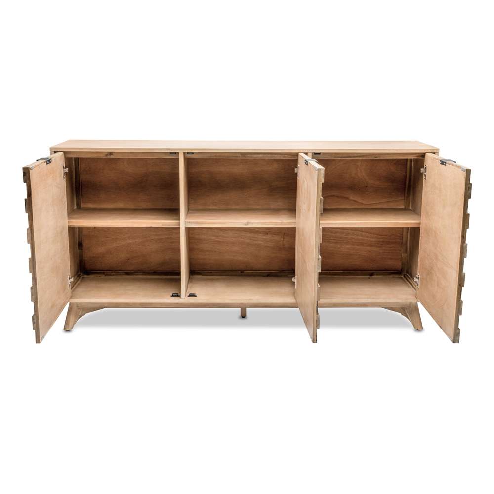 Sea Winds - Laguna 3-Door Credenza - B31015-TRI veiw 4