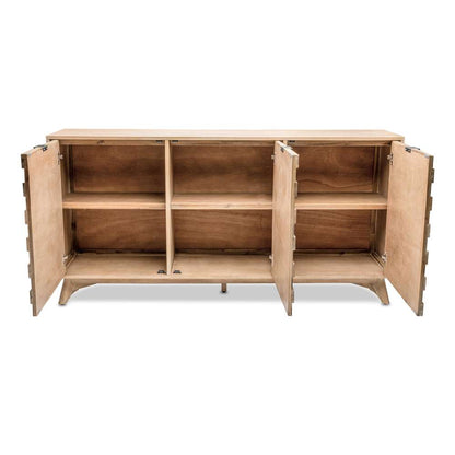 Sea Winds - Laguna 3-Door Credenza - B31015-TRI veiw 4