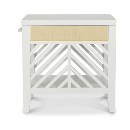 Sea Winds - Miramar - 1-Drawer Chairside Table - Sand and Stark White Finish - B77705-SAND view 3