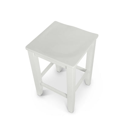 Sea Winds - Miramar - 24" Backless Stool - Stark White Finish - B77704ST-WHITE view 3