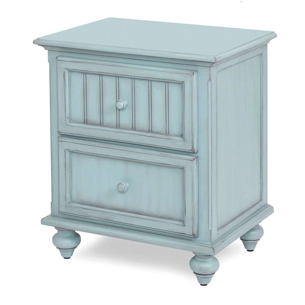 Sea Winds - Monaco 2 Drawer Nightstand - B81832-BLEU veiw 2