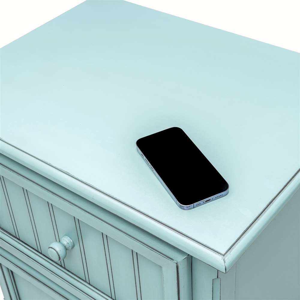 Sea Winds - Monaco 2 Drawer Nightstand - B81832-BLEU veiw 3
