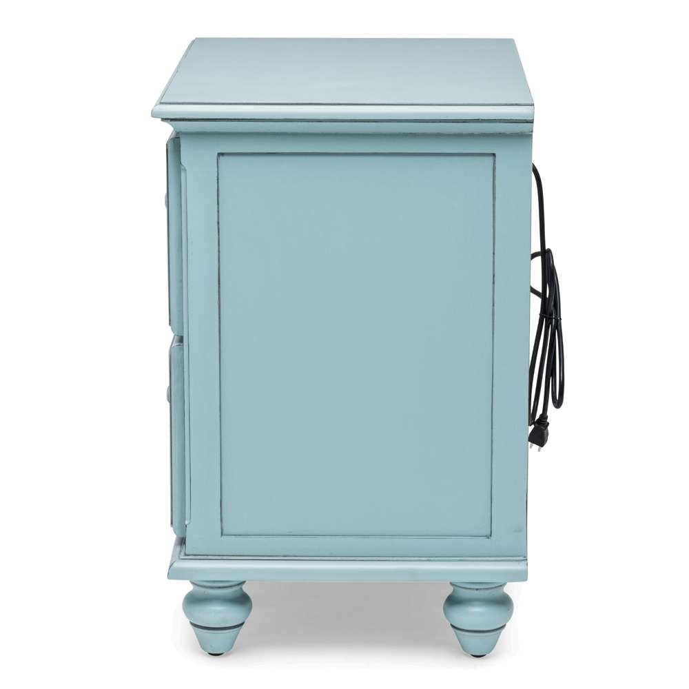 Sea Winds - Monaco 2 Drawer Nightstand - B81832-BLEU veiw 6