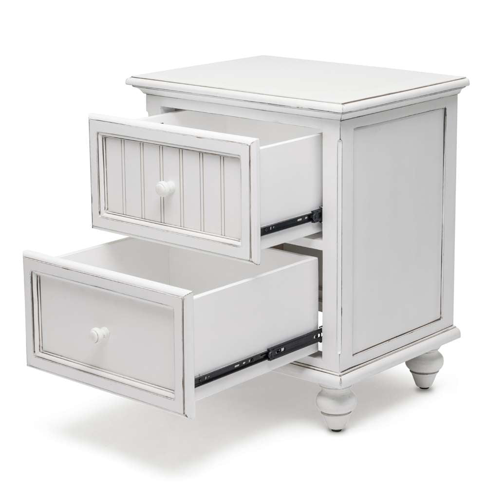 Sea Winds - Monaco 2 Drawer Nightstand - B81832-BLANC veiw 4