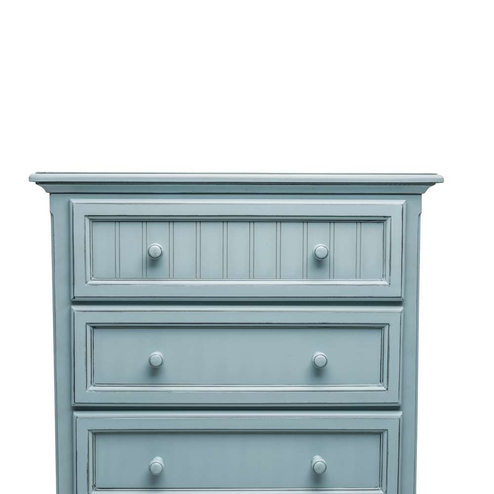 Sea Winds - Monaco 5 Drawer Chest - B81835-BLEU veiw 4