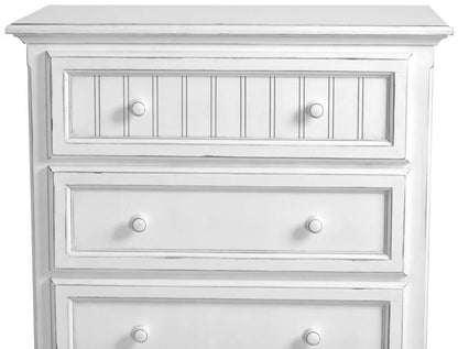 Sea Winds - Monaco 5 Drawer Chest - B81835-BLANC veiw 4
