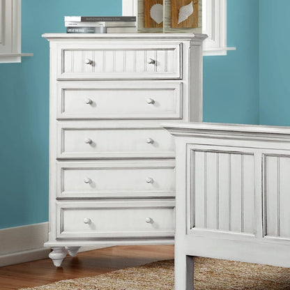 Sea Winds - Monaco 5 Drawer Chest - B81835-BLANC veiw 8