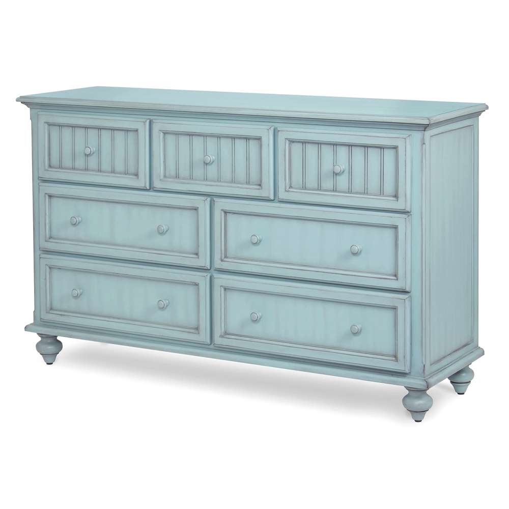 Sea Winds - Monaco 7 Drawer Dresser - B81837-BLEU veiw 2