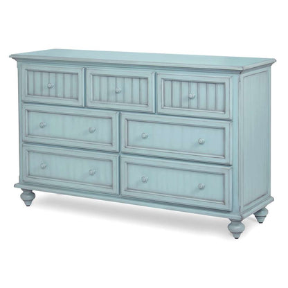 Sea Winds - Monaco 7 Drawer Dresser - B81837-BLEU veiw 2