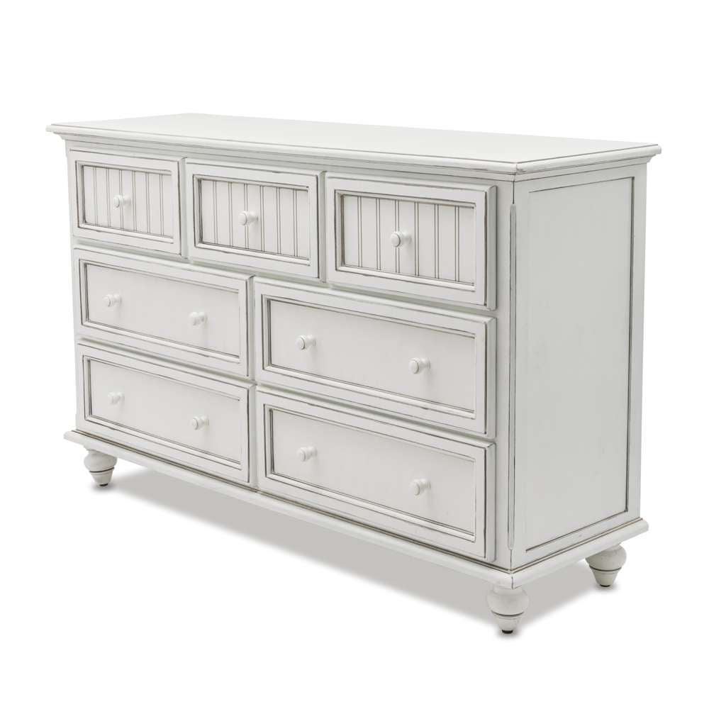 Sea Winds - Monaco 7 Drawer Dresser - B81837-BLANC veiw 1