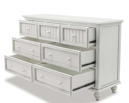 Sea Winds - Monaco 7 Drawer Dresser - B81837-BLANC veiw 4