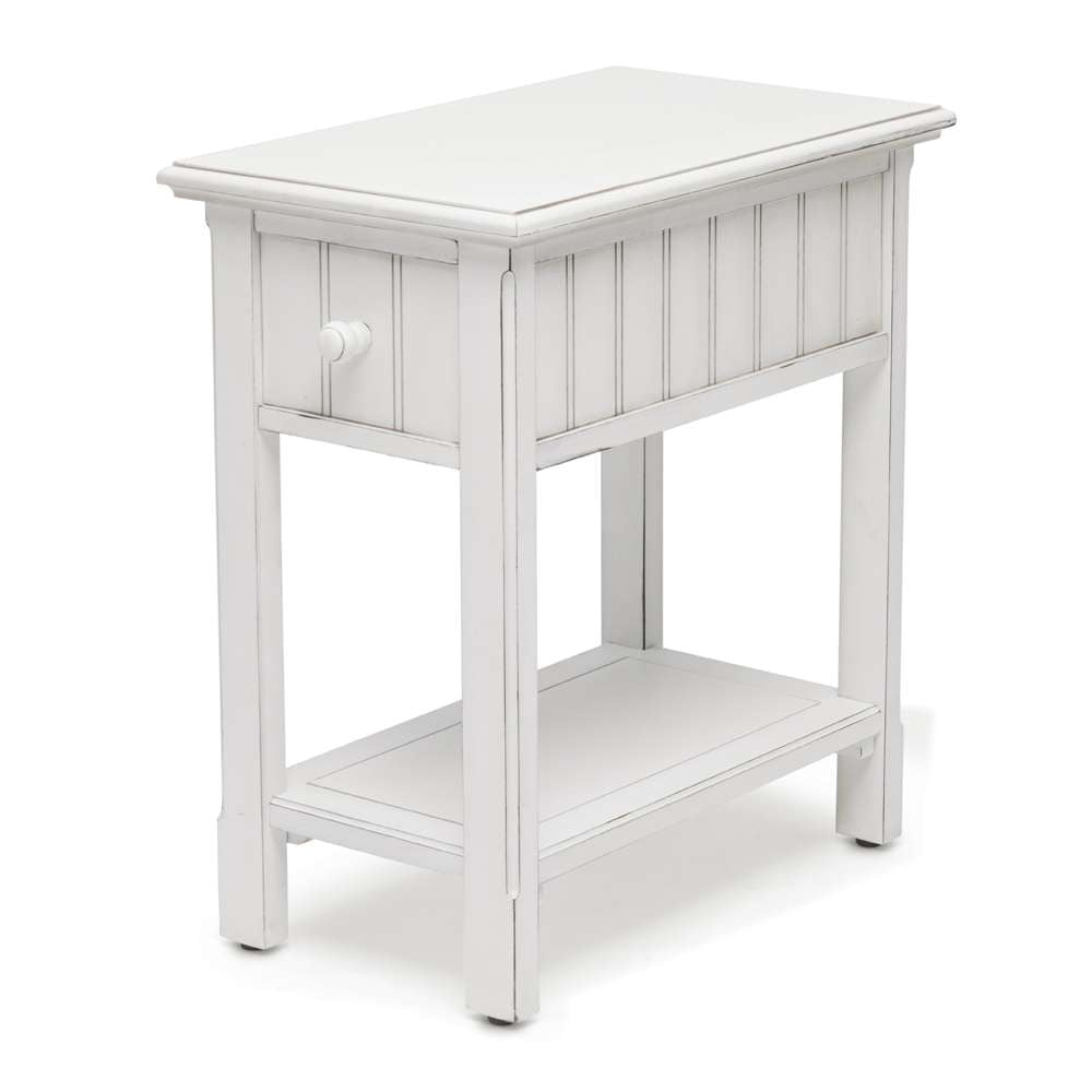 Sea Winds - Monaco Chairside Table - B81805-BLANC veiw 1
