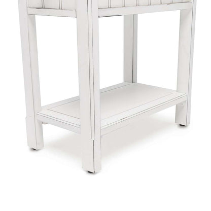 Sea Winds - Monaco Chairside Table - B81805-BLANC veiw 3