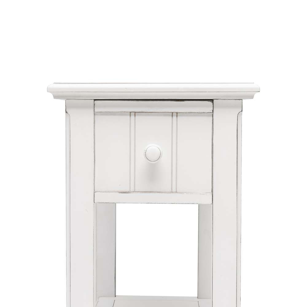 Sea Winds - Monaco Chairside Table - B81805-BLANC veiw 4