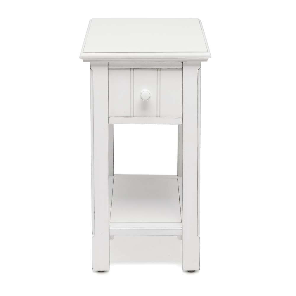Sea Winds - Monaco Chairside Table - B81805-BLANC veiw 7