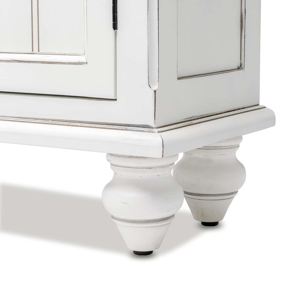 Sea Winds - Monaco Entry Cabinet with Baskets - B81822-BLANC veiw 4