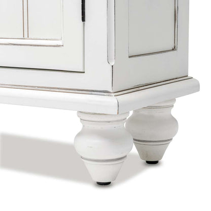 Sea Winds - Monaco Entry Cabinet with Baskets - B81822-BLANC veiw 4