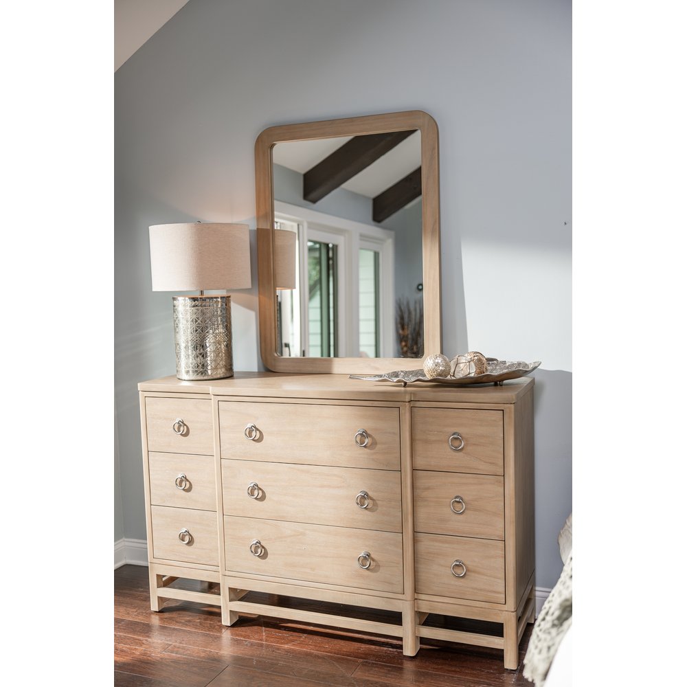 Sea Winds - Monterey - Rectangular Wall Mirror - Sandstone Finish - B36638-SANDSTONE view 4