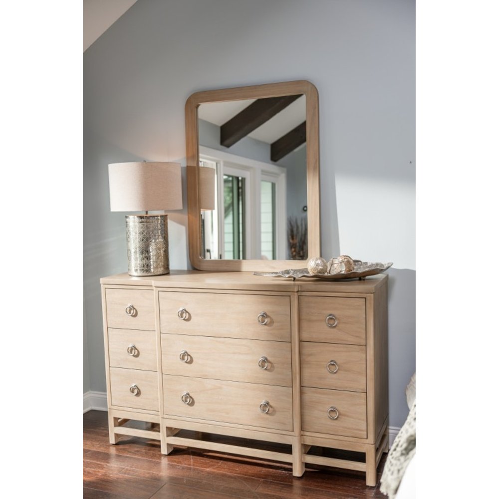 Sea Winds - Monterey - Rectangular Wall Mirror - Sandstone Finish - B36638-SANDSTONE view 6