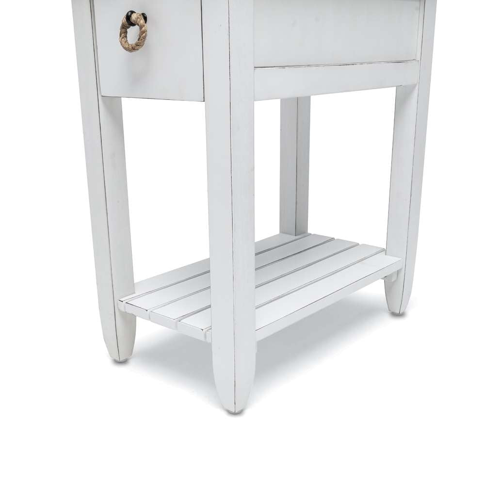 Sea Winds - Picket Fence Chairside Table - B78205-GREY/BLANC veiw 6