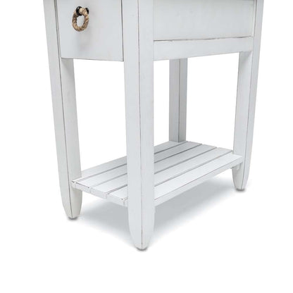 Sea Winds - Picket Fence Chairside Table - B78205-GREY/BLANC veiw 6