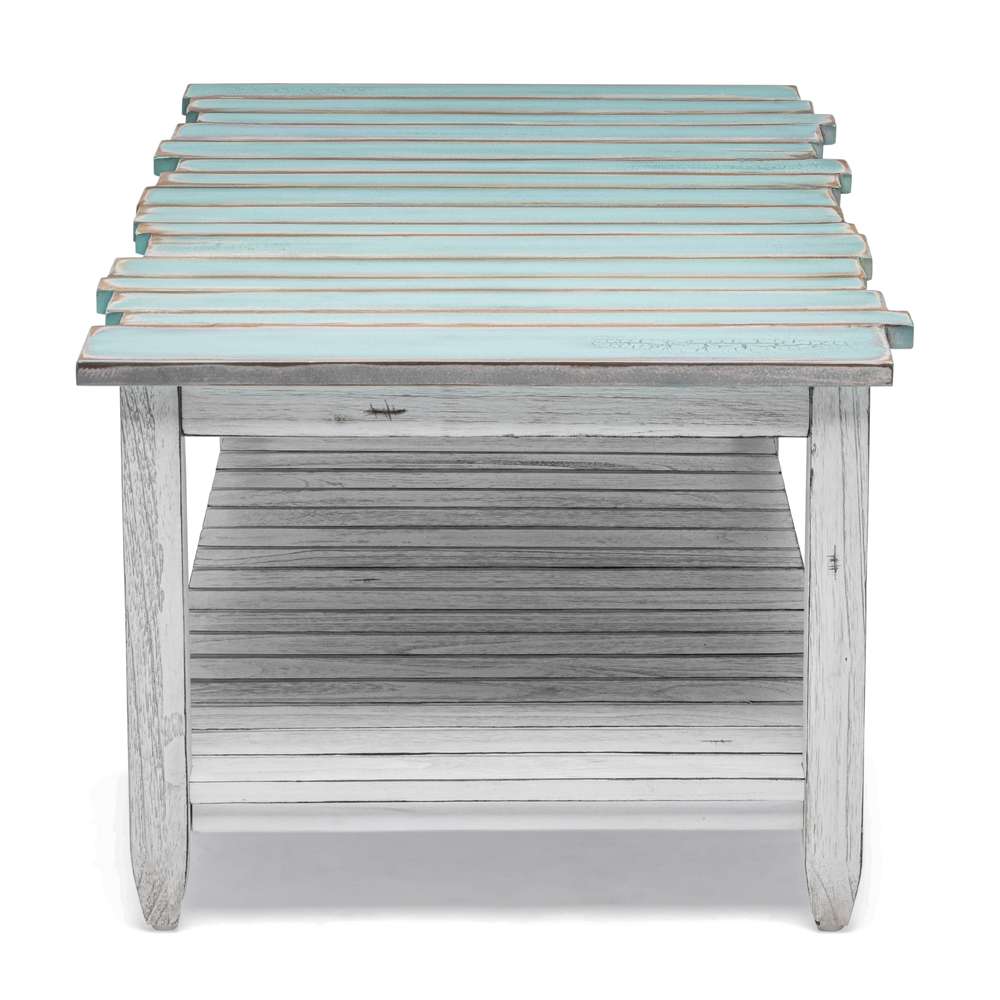 Sea Winds - Picket Fence Coffee Table - B78203-DBLEU/WH veiw 4