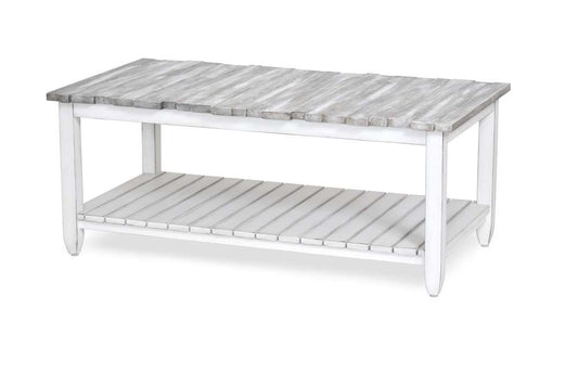 Sea Winds - Picket Fence Coffee Table - B78203-GREY/BLANC veiw 2
