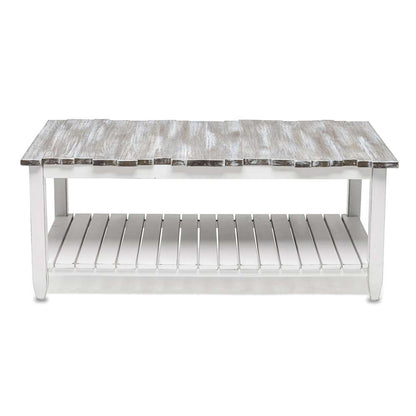 Sea Winds - Picket Fence Coffee Table - B78203-GREY/BLANC veiw 3