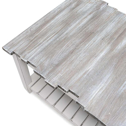 Sea Winds - Picket Fence Coffee Table - B78203-GREY/BLANC veiw 6