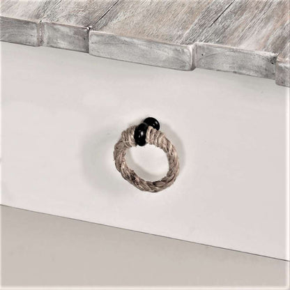 Sea Winds - Picket Fence Console Table - B78204-GREY/BLANC veiw 4