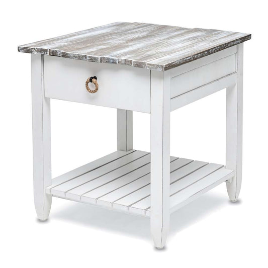 Sea Winds - Picket Fence End Table - B78202-GREY/BLANC veiw 1