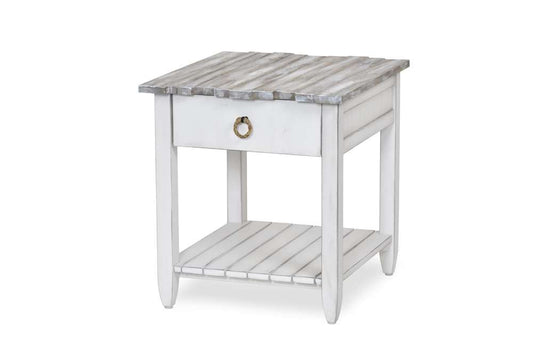 Sea Winds - Picket Fence End Table - B78202-GREY/BLANC veiw 2