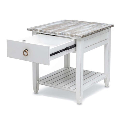 Sea Winds - Picket Fence End Table - B78202-GREY/BLANC veiw 4