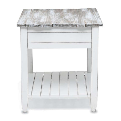 Sea Winds - Picket Fence End Table - B78202-GREY/BLANC veiw 6