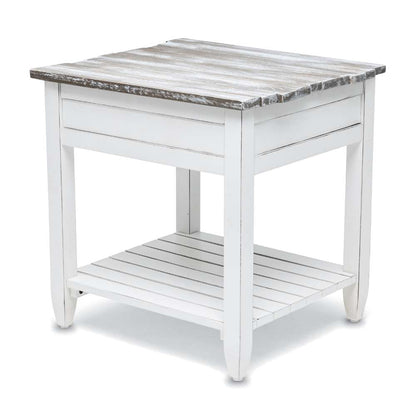 Sea Winds - Picket Fence End Table - B78202-GREY/BLANC veiw 7