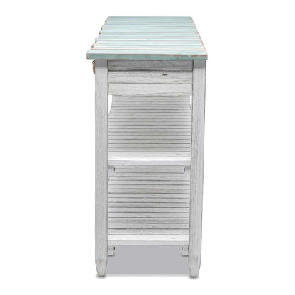 Sea Winds - Picket Fence Entertainment Center - B78219-DBLEU/WH veiw 5