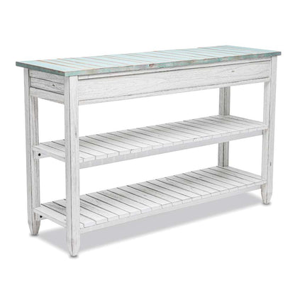 Sea Winds - Picket Fence Entertainment Center - B78219-DBLEU/WH veiw 6