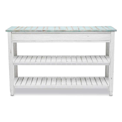 Sea Winds - Picket Fence Entertainment Center - B78219-DBLEU/WH veiw 7