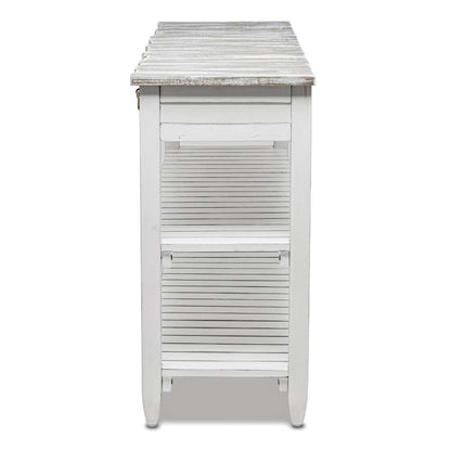Sea Winds - Picket Fence Entertainment Center - B78219-GREY/BLANC veiw 5