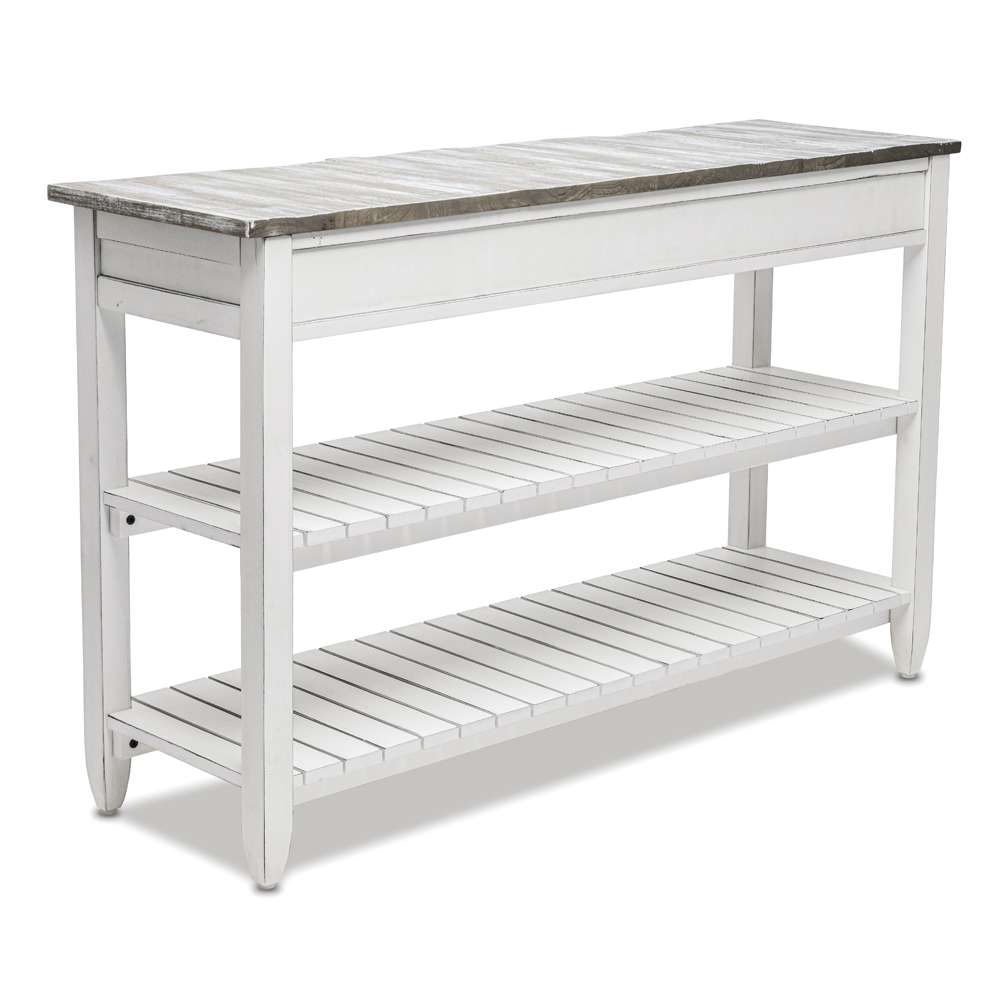 Sea Winds - Picket Fence Entertainment Center - B78219-GREY/BLANC veiw 6