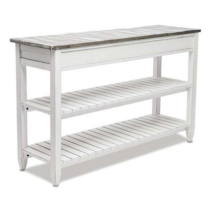 Sea Winds - Picket Fence Entertainment Center - B78219-GREY/BLANC veiw 6